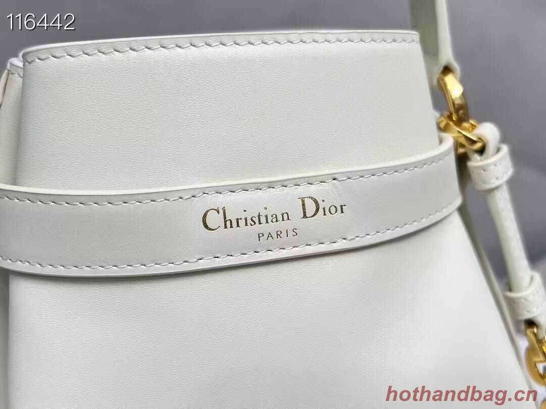 MEDIUM CEST DIOR BAG CD-Embossed Calfskin M2271UBHA Latte