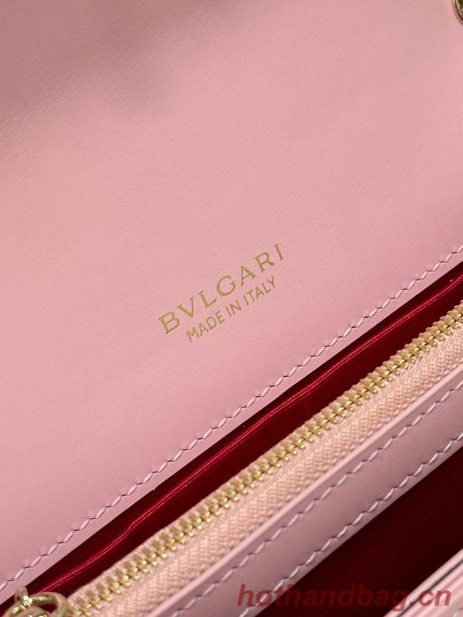 Bvlgari Serpenti Forever leather crossbody bag 289676 pink