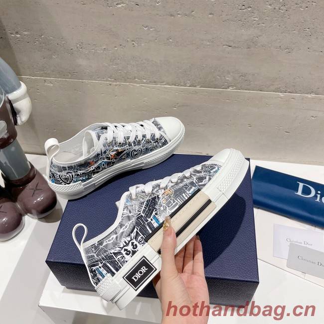 WALK N DIOR PLATFORM SNEAKER Dior Oblique Embroidered Cotton 93516-2