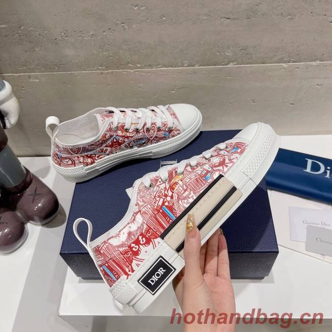 WALK N DIOR PLATFORM SNEAKER Dior Oblique Embroidered Cotton 93516-6