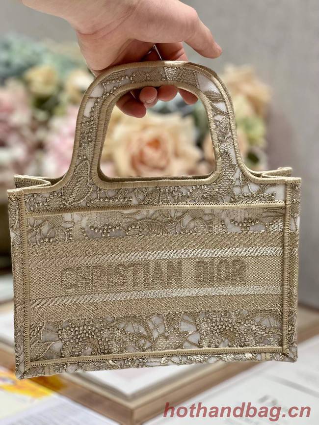 DIOR BOOK mini TOTE Embroidery C1783-4