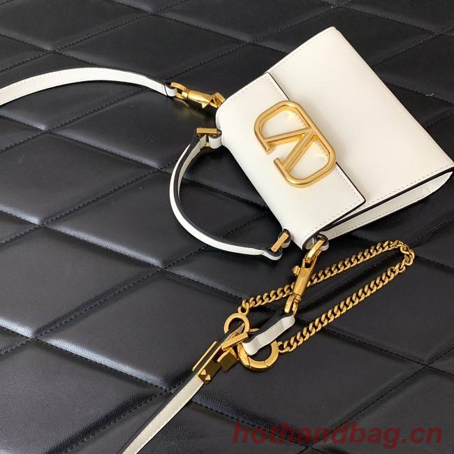 VALENTINO VSLING nano Calfskin Shoulder bag GW46R white