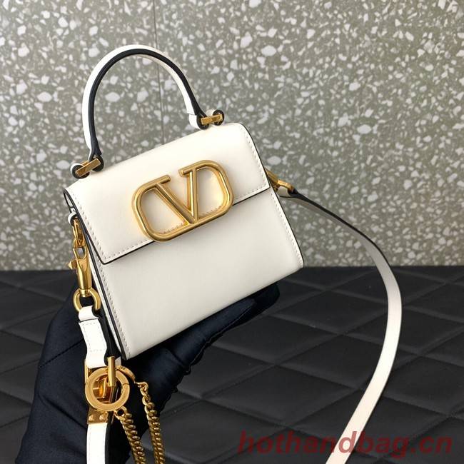 VALENTINO VSLING nano Calfskin Shoulder bag GW46R white