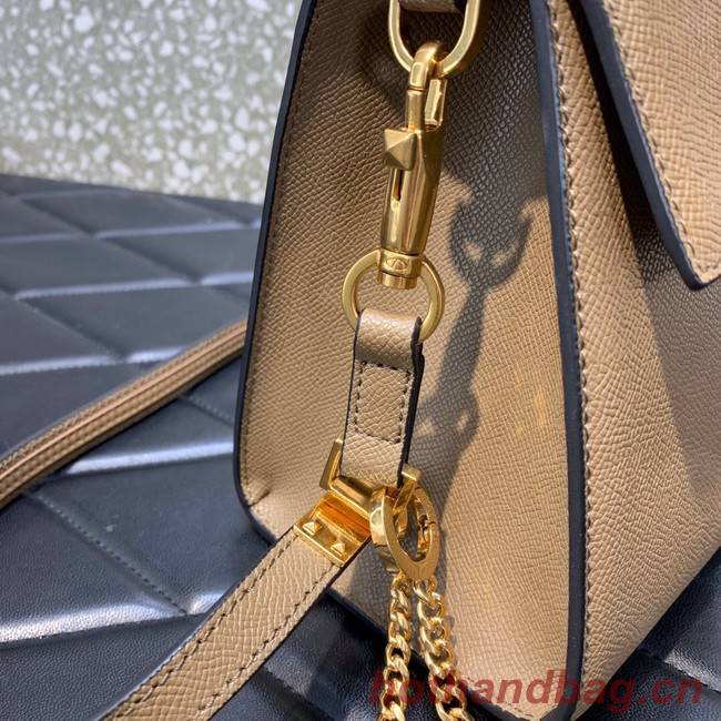 VALENTINO VSLING small Grain calf leather Shoulder bag WB0F53 apricot