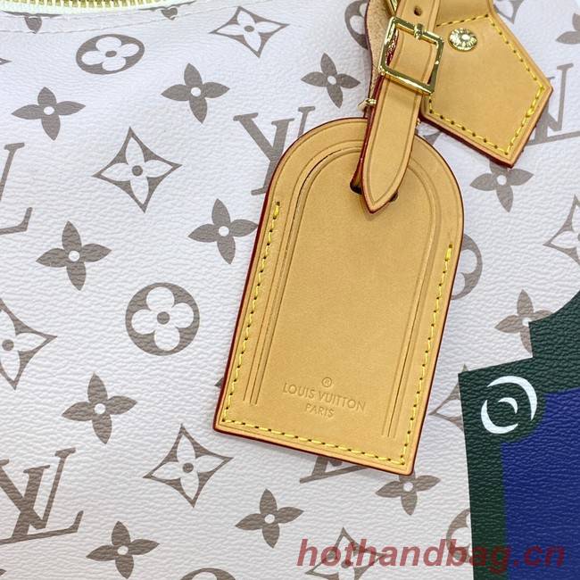 Louis Vuitton Keepall Bandouliere 50 M41416 white