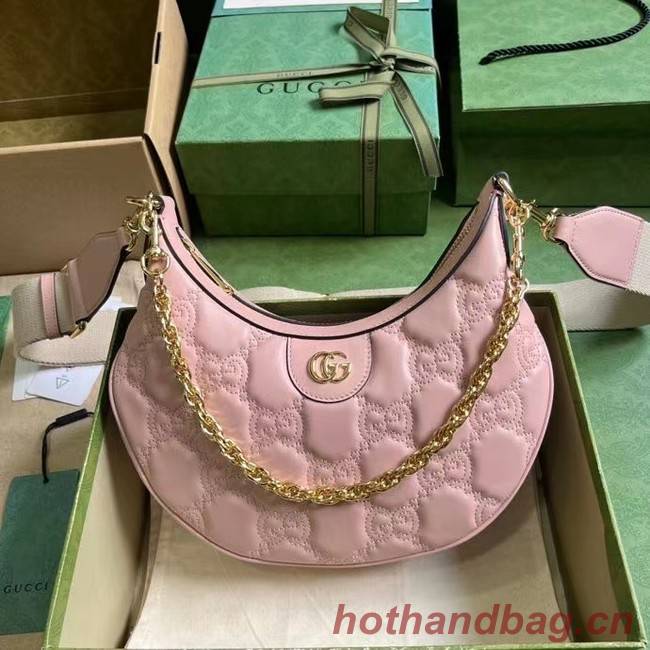 Gucci GG MATELASSE SMALL SHOULDER BAG 739709 pink