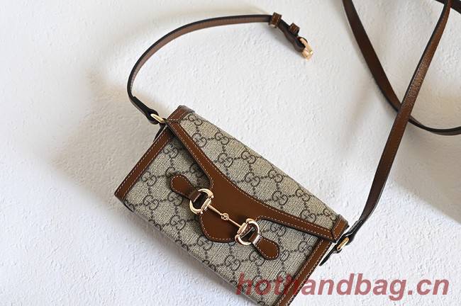 GUCCI HORSEBIT 1955 MINI BAG 699296 Brown