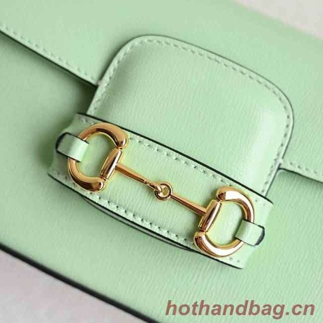 GUCCI HORSEBIT 1955 SMALL SHOULDER BAG 735178 light green