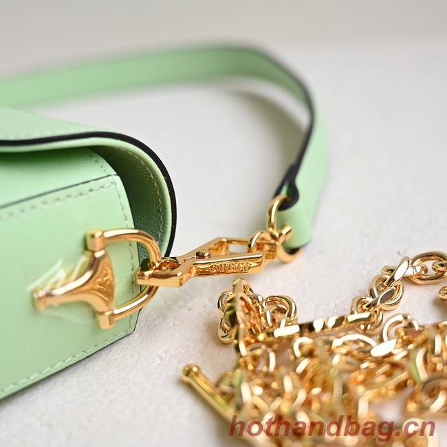 GUCCI HORSEBIT 1955 SMALL SHOULDER BAG 735178 light green