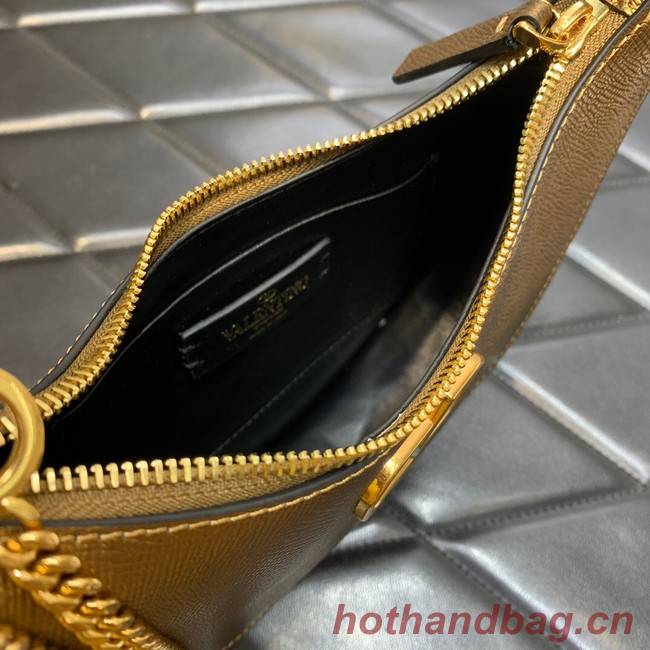 VALENTINO GARAVANI VLOGO SIGNATURE leather bag QRGF9 gold