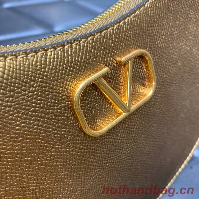 VALENTINO GARAVANI VLOGO SIGNATURE leather bag QRGF9 gold