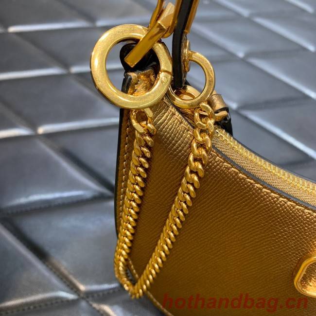 VALENTINO GARAVANI VLOGO SIGNATURE leather bag QRGF9 gold