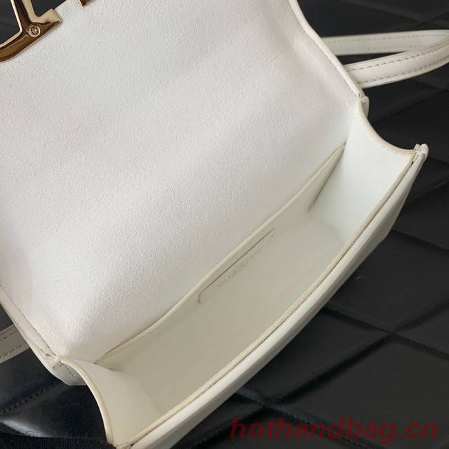 VALENTINO LOCO calf leather mini 0167 white