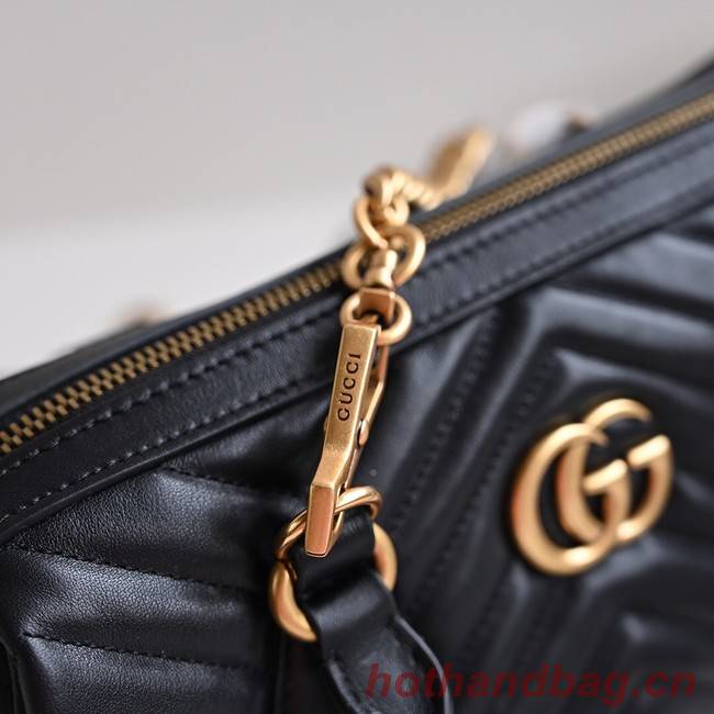 GUCCI GG MARMONT SMALL TOP HANDLE BAG 746319 black