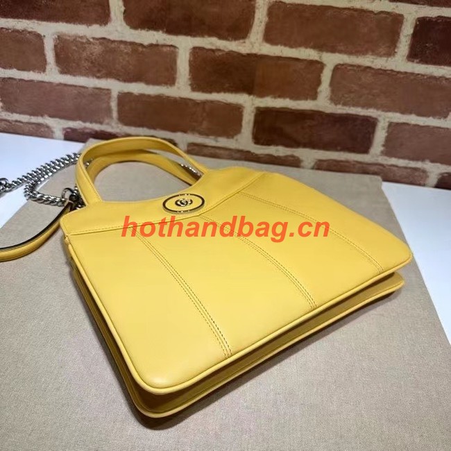 GUCCI PETITE GG SMALL TOTE BAG 745918 Yellow