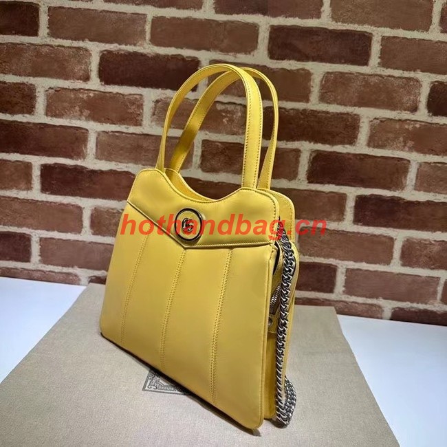 GUCCI PETITE GG SMALL TOTE BAG 745918 Yellow