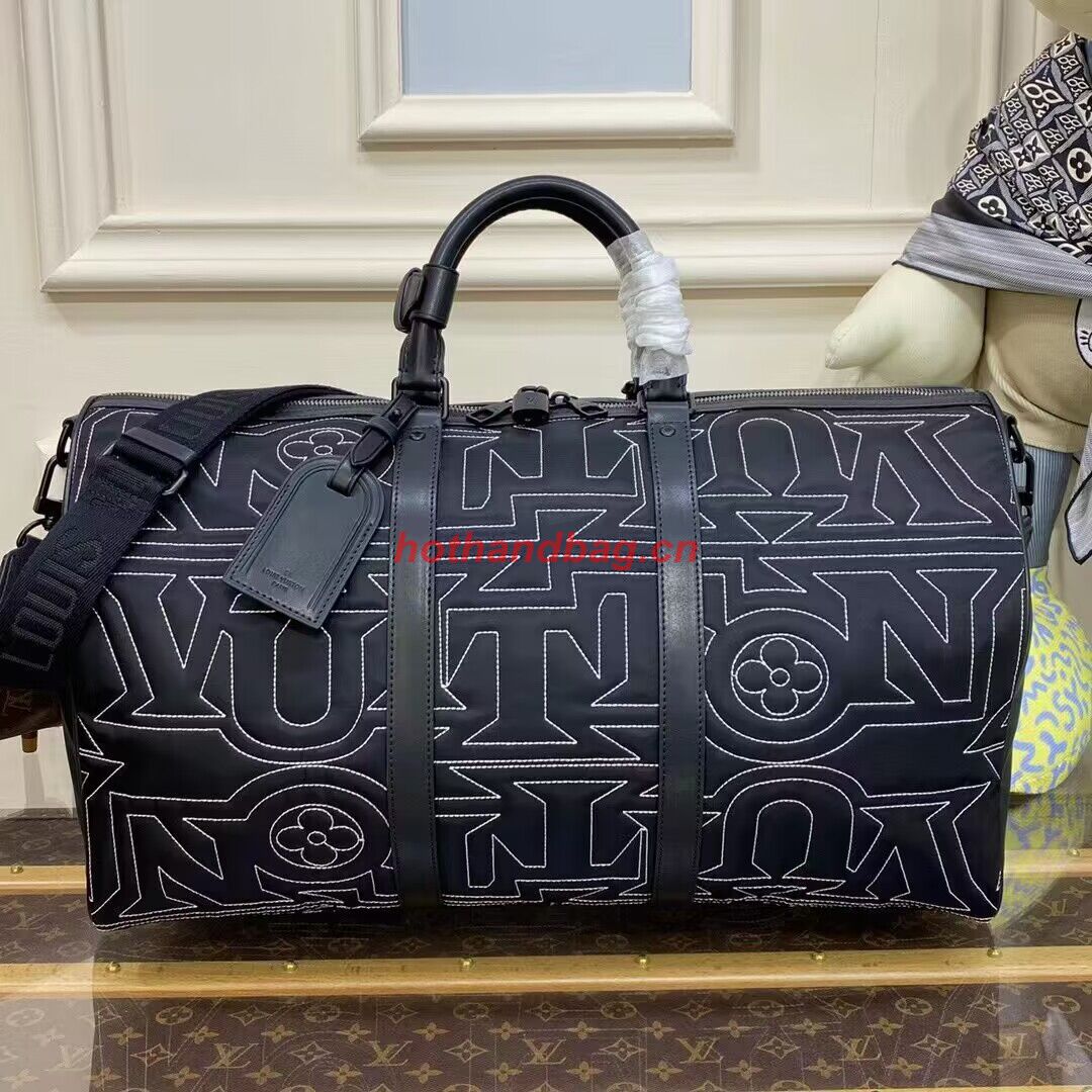 Louis Vuitton Monogram Keepall 45 M46441 Black