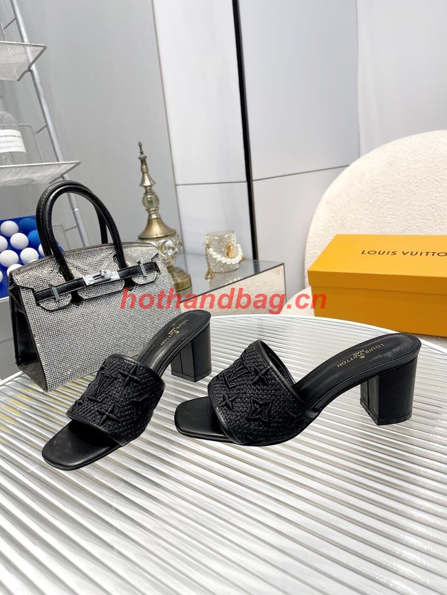 Louis Vuitton slides heel height 6.5CM 93529-3