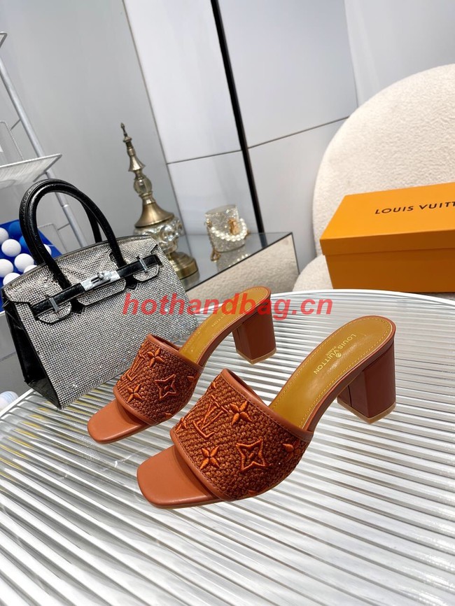 Louis Vuitton slides heel height 6.5CM 93529-5