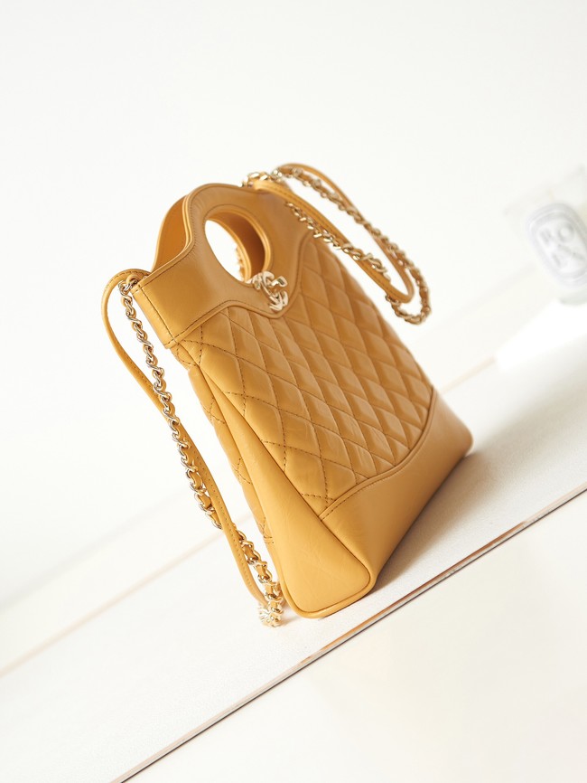 CHANEL 31 MINI SHOPPING BAG AS4133 YELLOW