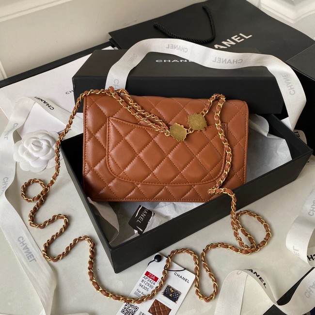 Chanel MINI FLAP BAG AP3424 brown