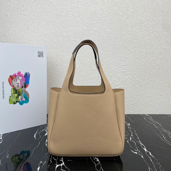 Prada Medium leather tote 1BG335  Beige