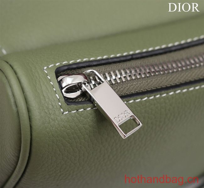 Dior Essentials SADDLE BAG Grained Calfskin 1ADPO093f-1 green