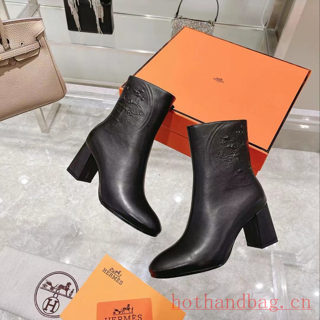 Hermes WOMENS ANKLE BOOT heel height 7CM 93596-2