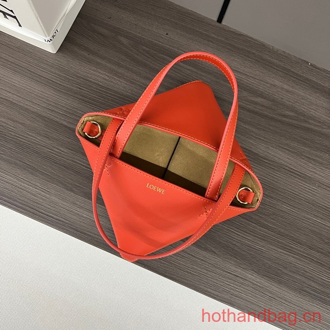 Loewe Original Leather small Shoulder bag 052322 orange