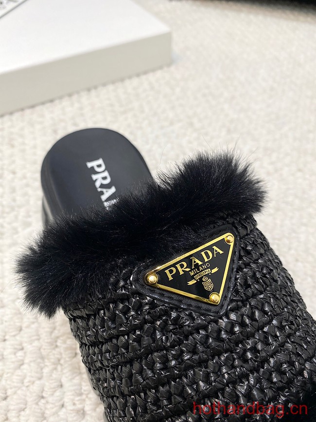 Prada Shearling slides 93648-6