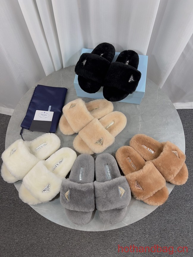 Prada Shearling slides 93645-1