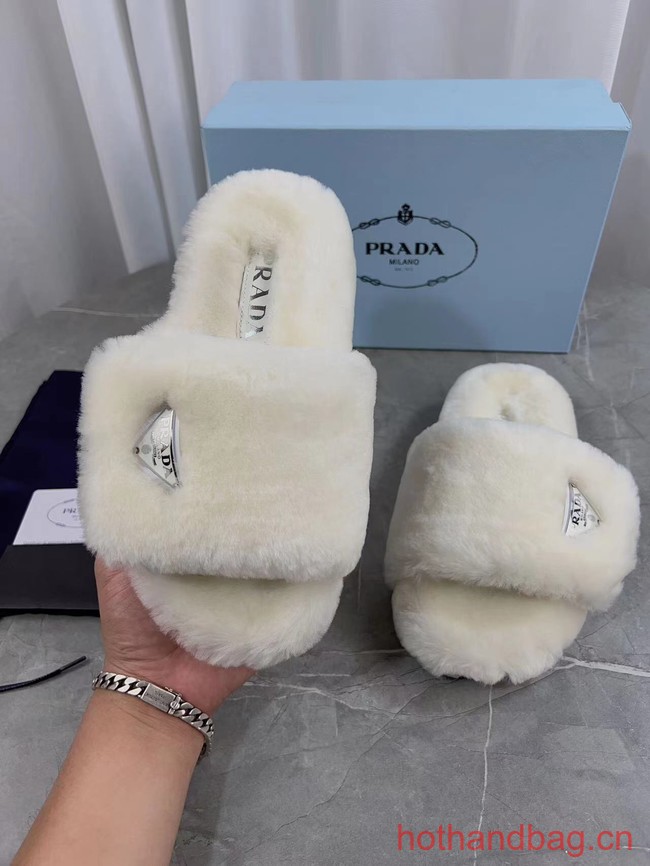 Prada Shearling slides 93645-4