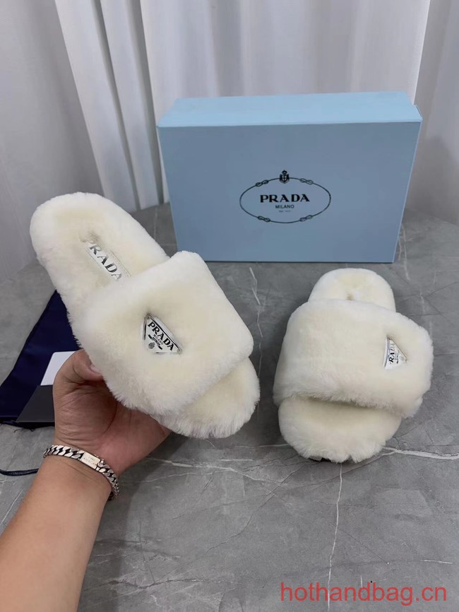 Prada Shearling slides 93645-4