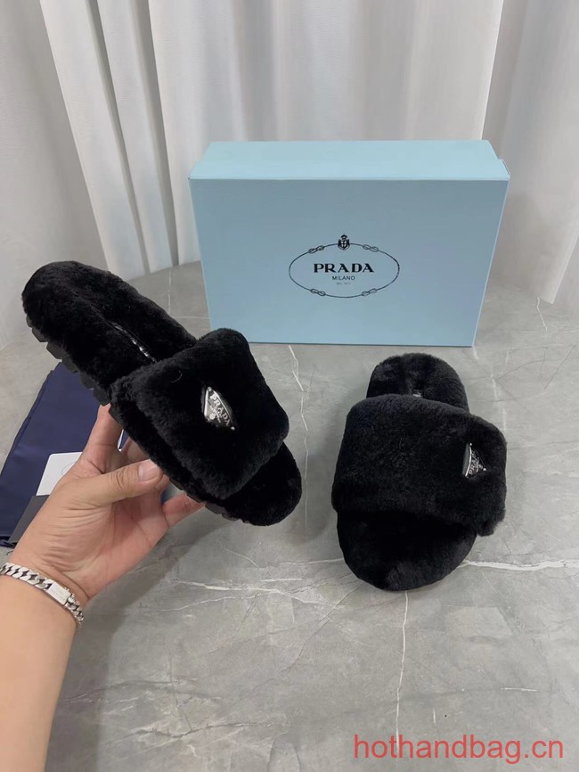 Prada Shearling slides 93645-5