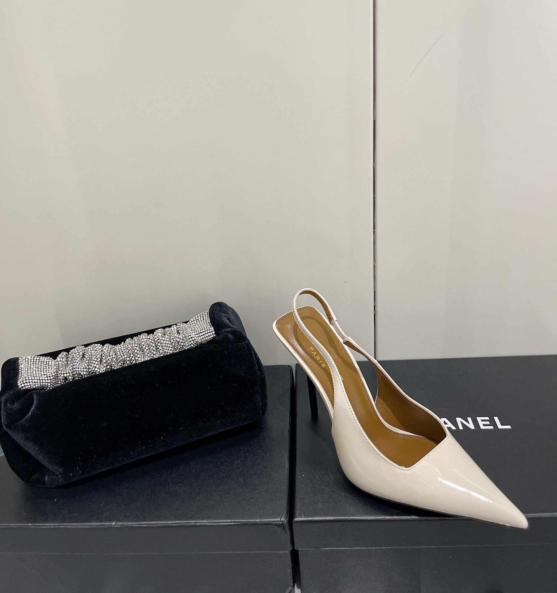 Saint Laurent Shoes heel height 10CM 63301 Cream