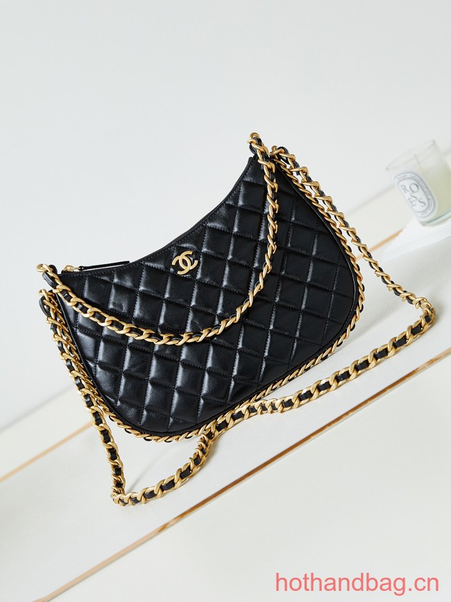 Chanel LARGE HOBO BAG AS4368 black