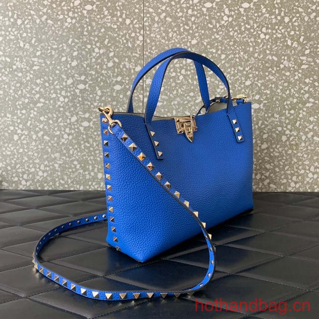 VALENTINO grain calfskin leather bag 0044 blue