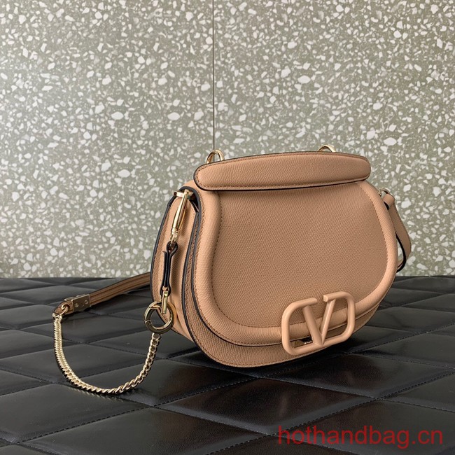 VALENTINO VSLING granular calfskin bag P098 pink