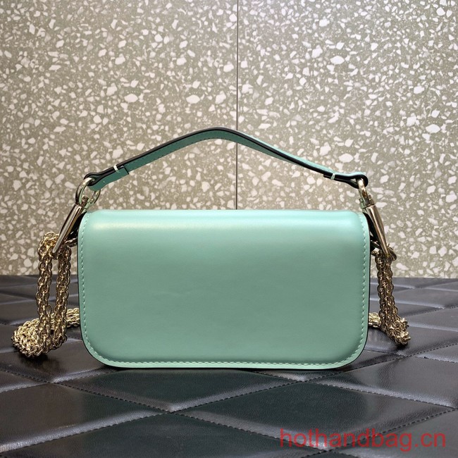 VALENTINO GARAVANI MINI LOCO Calf leather Shoulder Bag 1W2B0K green