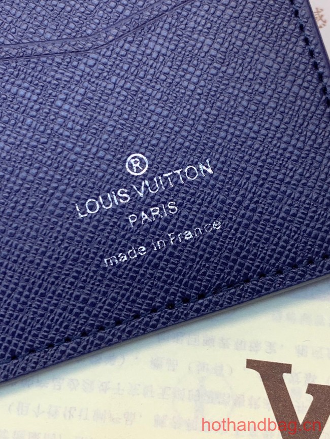 Louis Vuitton Pocket Organizer M82828 Blue