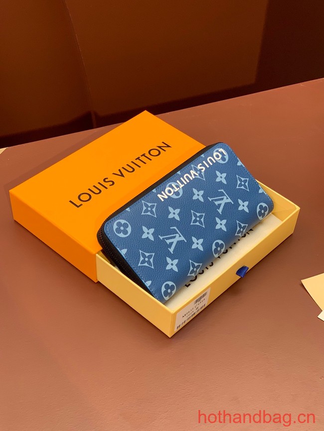 Louis Vuitton Zippy Vertical Wallet M82799 Blue