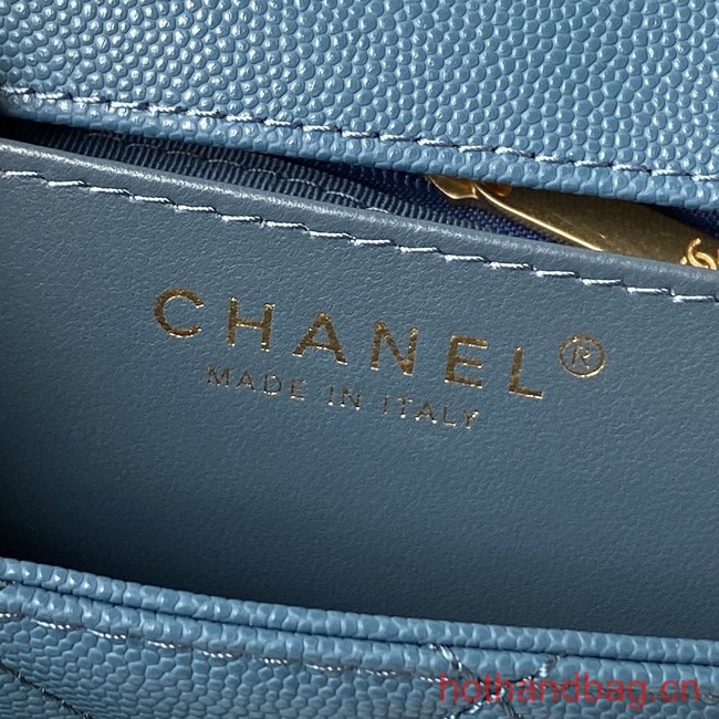 Chanel SMALL BACKPACK AS4490 blue