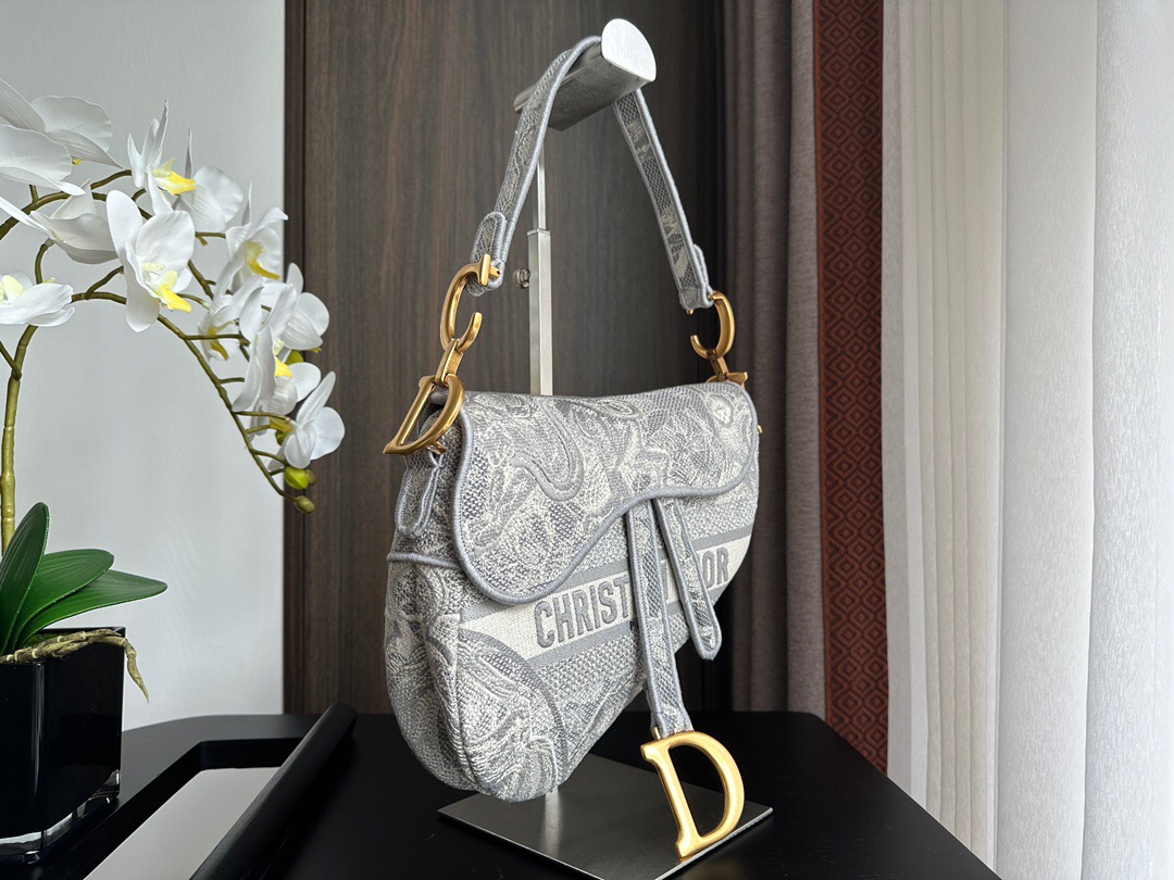 Dior SADDLE BAG Embroidery M0446C-4