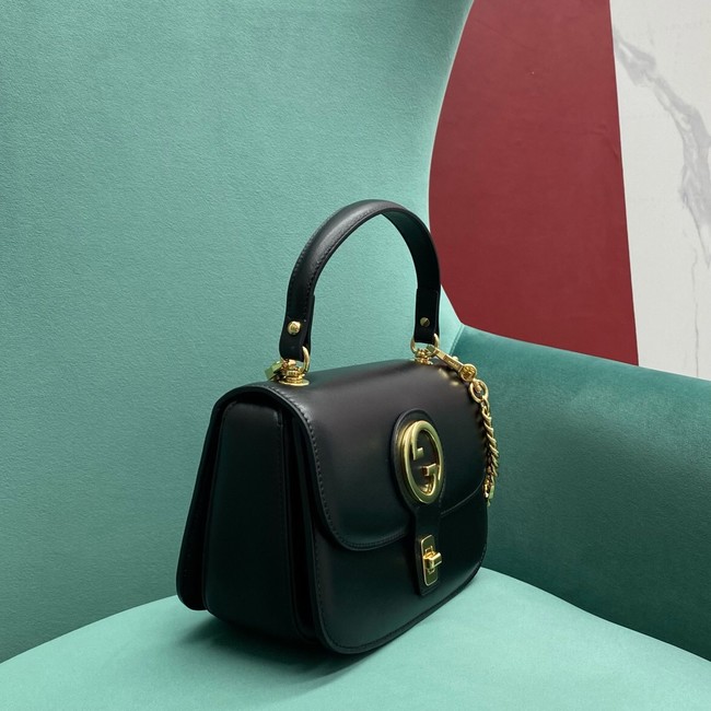 GUCCI BLONDIE SMALL TOP HANDLE BAG 735101 black