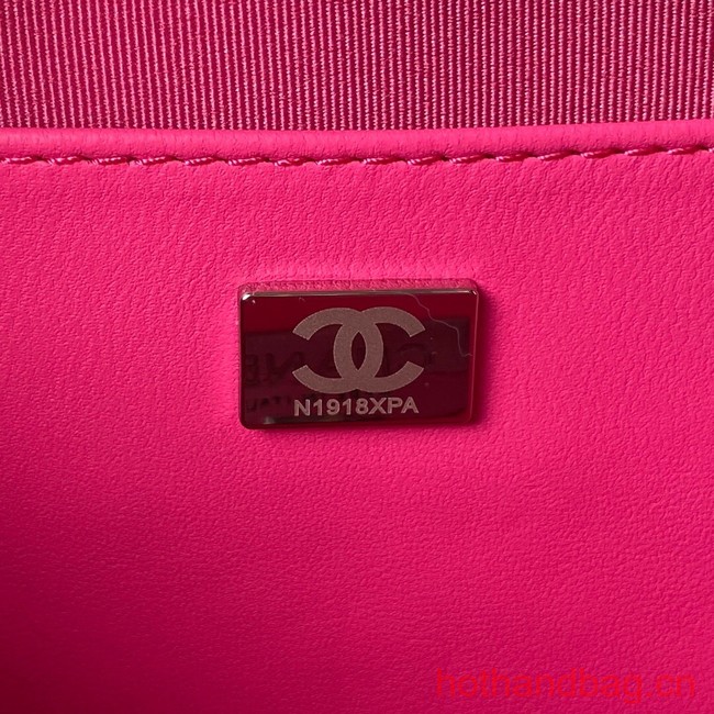 CHANEL STAR HANDBAG AS4579 & Guns-Tone Metal Fuchsia