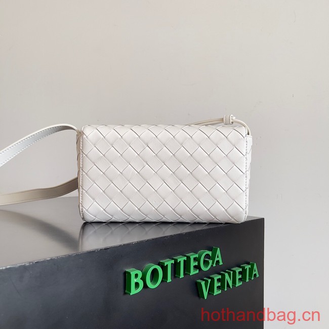 Bottega Veneta Mini Andiamo Cross-Body Bag 755545 white