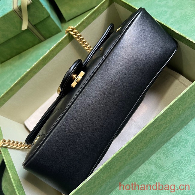 GUCCI GG MARMONT SMALL SHOULDER BAG 443497 black