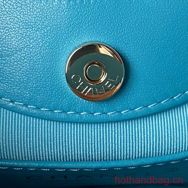 Chanel mini 31 bag AP3656 sky blue