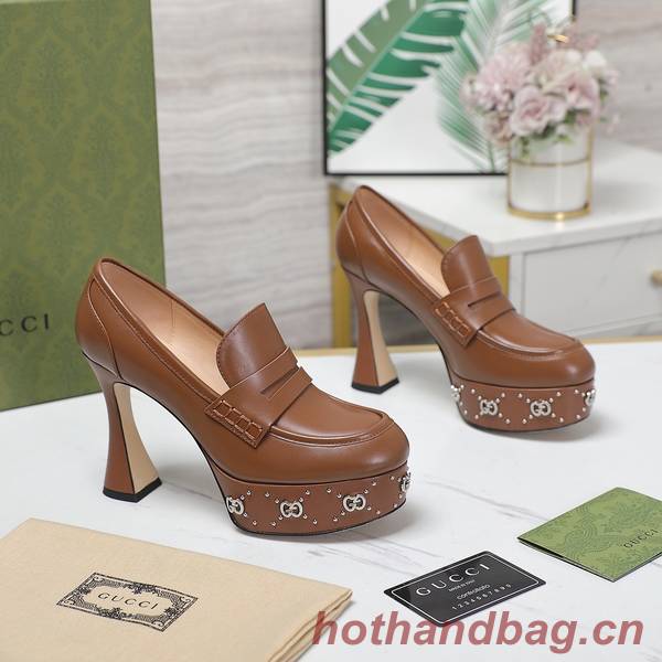 Gucci Shoes GUS00595 Heel 11CM