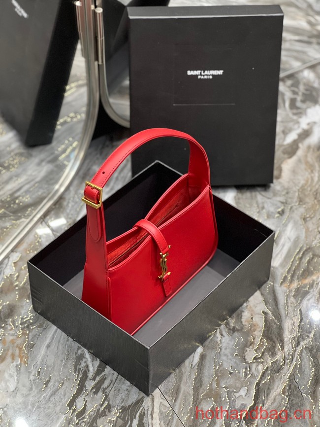 SAINT LAURENT LE 5 A 7 IN SMOOTH LEATHER 657228 RED